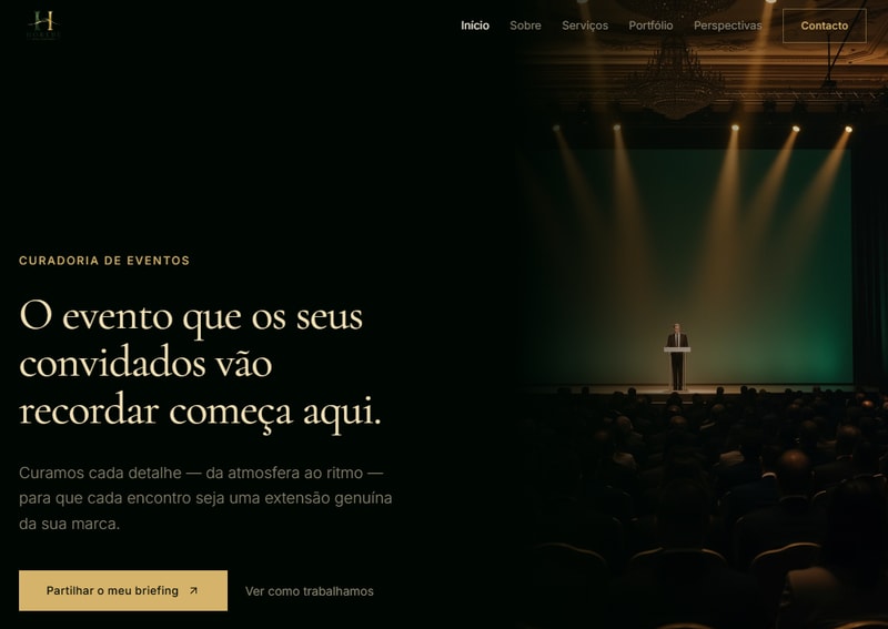 Site da Horebe Eventos